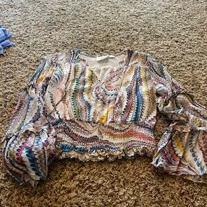 Maeve top size xs. Bell sleeves.adorable hippie vibes